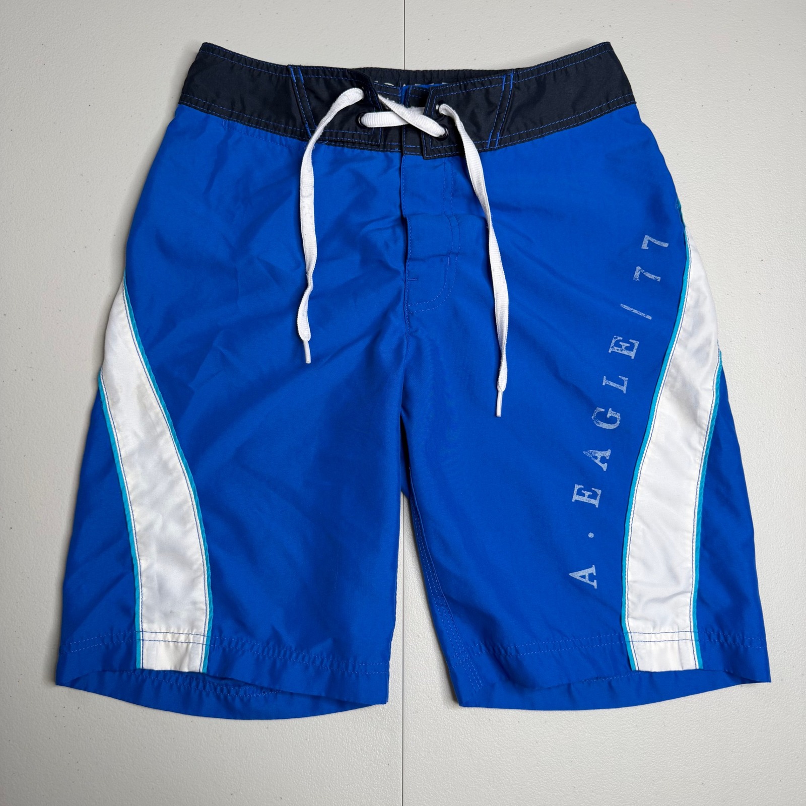 American Eagle Outfitters Mens Xs Blue Board Shorts Swim Trunks Rn 54485